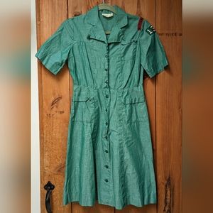 Vintage 1950's Girl Scout Dress